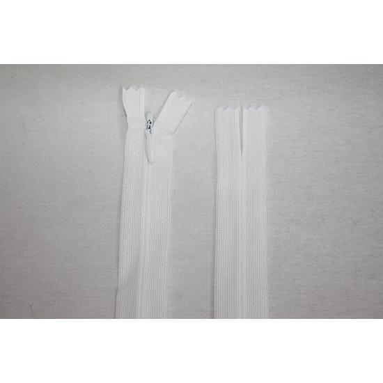 Rejtett cipzár 32cm (Fehér)